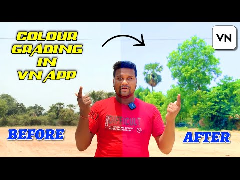 Colour grading in vn app || How to colour grade your videos in vn app || Color grading in mobile