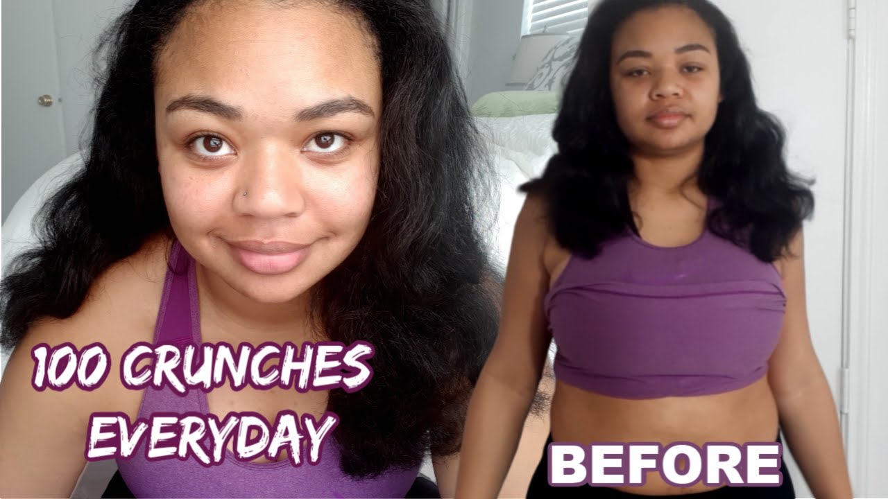 😬 100 Crunches A Day for 30 Days 😅 30 Days of Crunches Challenge