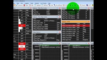 Radium EMS Tutorial: AEMTuner Setup Tab