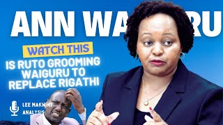 🔴 BREAKING! Is Ruto Secretly Training Waiguru to Take Over Gachagua’s Role in 2027?! 🚨👀💥