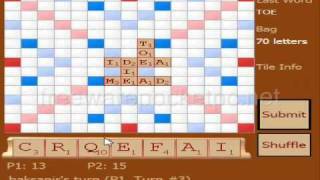 Scrobble port of the popular word game Scrabble for Windows Mobile screenshot 2