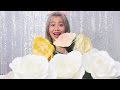 How to make paper ROSE by Madammouth  สอนทำกุหลาบกระดาษ | Beauty Mouthsy