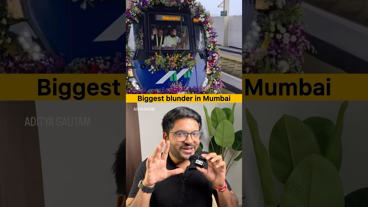 Whose fault is this? 250cr mumbai metro project needs to demolished #shortsfeed #mumbai