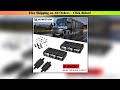 MONDEVIEW 4-inch Three Lens Car Grille Light, Motorcycle Auxiliary Driving Light, Truck Off-road