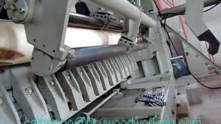 China Double spindle Veneer peeling lathe