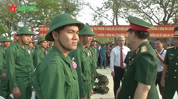 Các địa phương trên địa bàn Quân khu 9 tổ chức lễ giao nhận quân năm 2018-qdnd