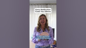 Every Notification Is Stealing 23 mins of Focus