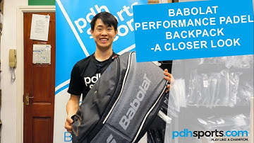 Babolat Performance Padel Backpack Black review by pdhsports.com