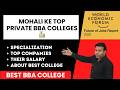 Mohali ke Top Private BBA Colleges 🏫 | Full Guide