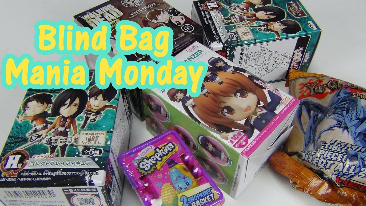 Blind Bag Mania Monday Attack on Titan | Girls und Panzer | The Walking Dead
