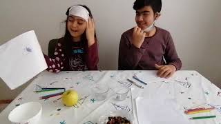 Abimle Gözü Kapalı En Iyi Çizen Kazanır