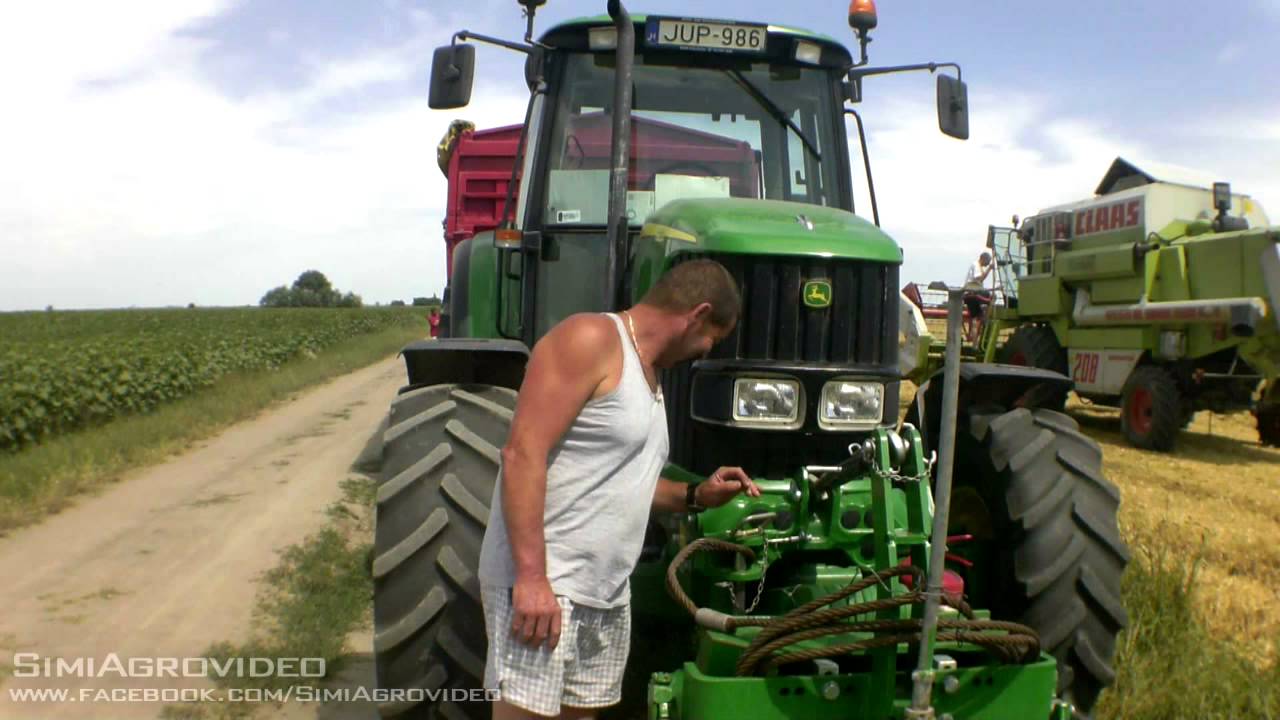Búza aratás 2014 (Wheat Harvest 2014): Claas Tucano 440, Claas Mega 208