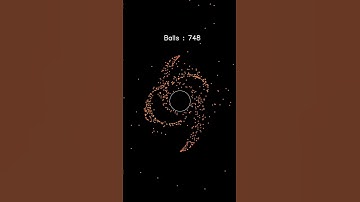 Mesmerizing Black Hole #simulation #physics #satisfying #relaxing #sleepmusic #songs #python #coding