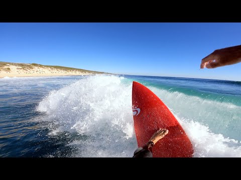 POV SURF - Fixed my board, TWO fun sessions - raw footage