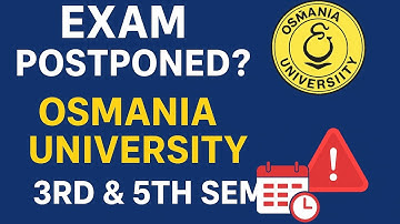 Will osamina university 3rd and 5th semester exams offical update 