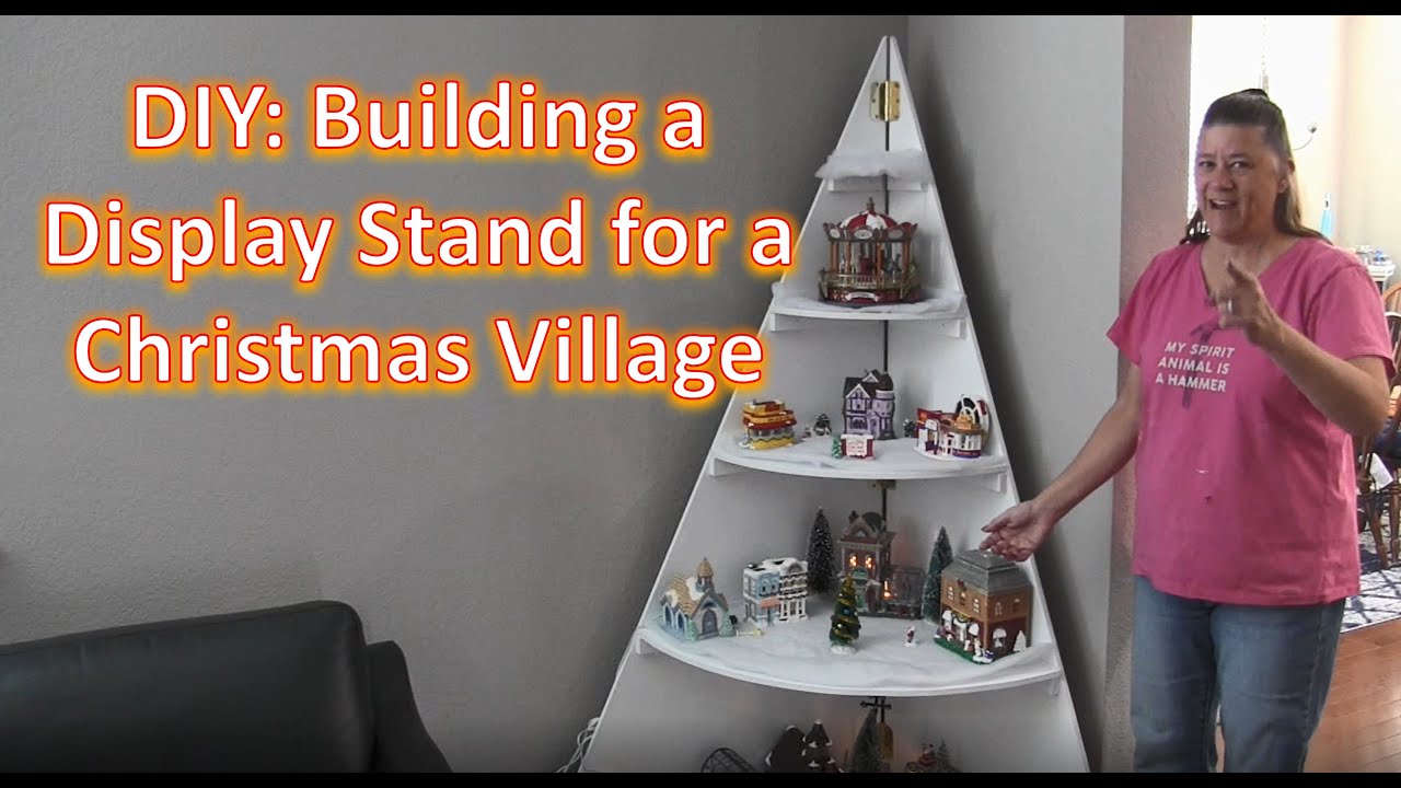 DIY Christmas Village Stand - STOCKPILING MOMS™