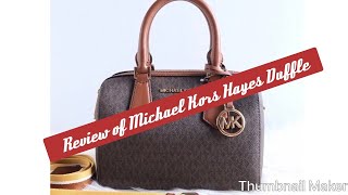 mk hayes satchel