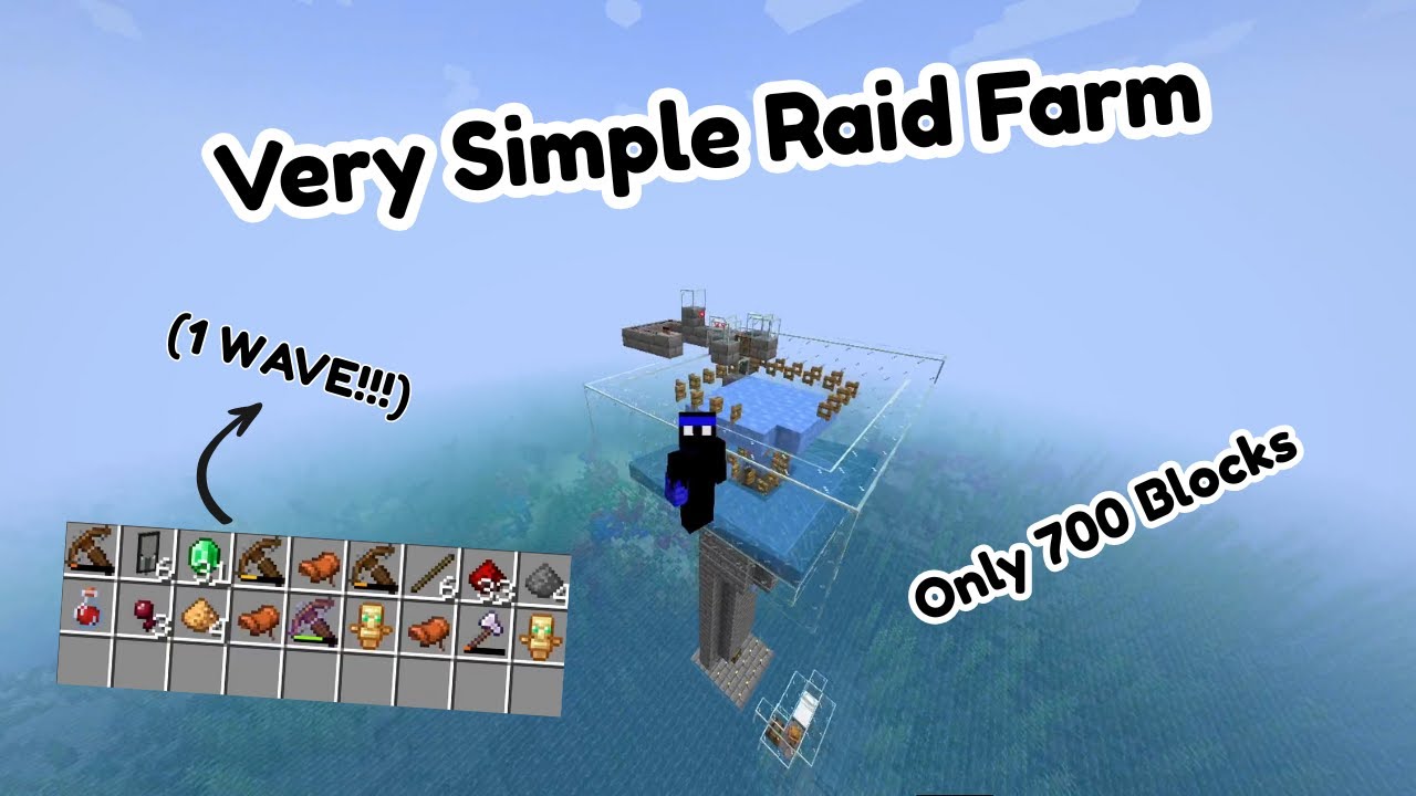 VERY SIMPLE Raid Farm - 1.21 - QUICK Minecraft Tutorial - YouTube