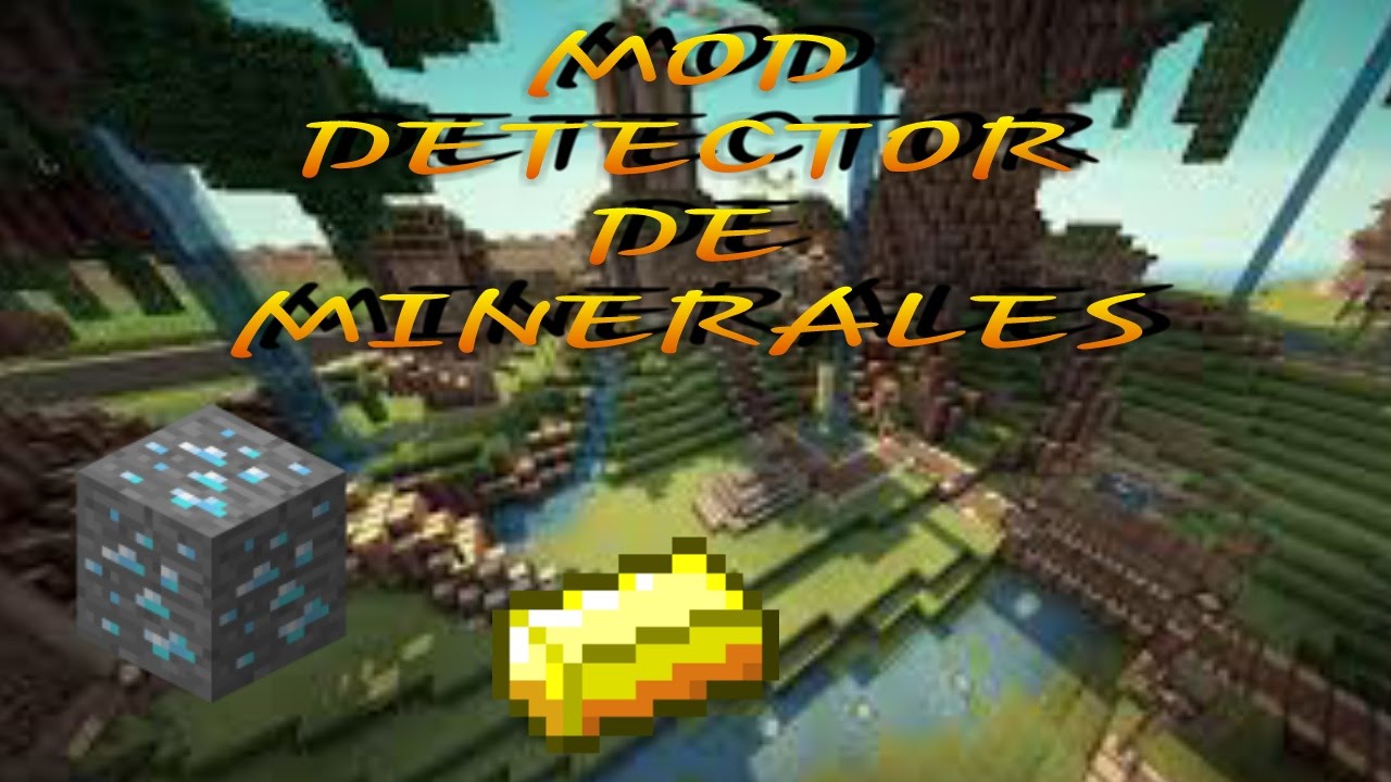 MOD DETECTOR DE MINERALES .JS: MINECRAFT 0.12.X - YouTube