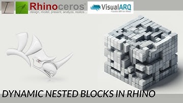 How I made DYNAMIC NESTED BLOCKS in RHINO - in 5 minutes - using VisualARQ