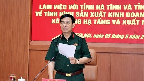 Bộ trưởng Phan Văn Giang chủ trì đoàn công tác làm việc với tỉnh Hà Tĩnh và Thái Nguyên - Báo QĐND