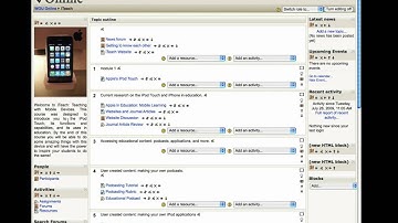 Adding and Editing HTML Blocks in Moodle