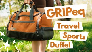 GRIPeq Travel Sports Duffel Disc Golf Bag Review  🎒 (Is It a GAME CHANGER?🤯)