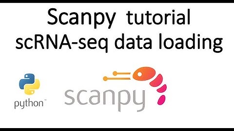 Scanpy tutorial: Loading Single Cell RNA seq data using Scanpy and AnnData