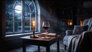 A Glass of Wine Under Moonlight | A Quiet Night Ritual