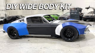 Building a DIY Wide Body Kit for my Mid Engine 67 Ford Mustang Fastback