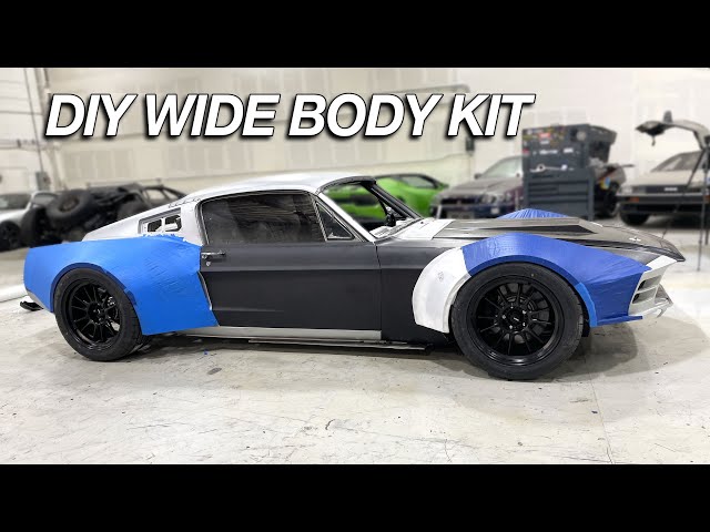 Building a DIY Wide Body Kit for my Mid Engine 67 Ford Mustang Fastback class=