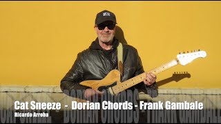 Jazz Guitar - Dorian Chords - (Frank Gambale example) - TAB