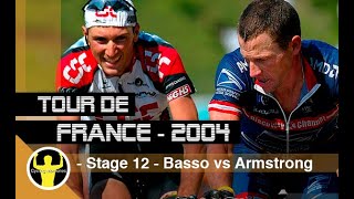 Tour de France 2004 - stage 12 - Basso vs Armstrong - Michael Rasmussen attacks in  the Pyrenees.