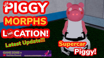 How to get the Supercar Piggy in ROBLOX FIND THE PIGGY MORPHS! Update 11, Supercar Piggy Location