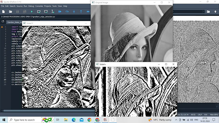 Edge Detection in OpenCV using Python : Sobel Operator & Laplacian Edge Detection