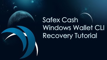 Safex Cash Wallet Recovery ► Safex-Wallet-Cli ◀ Tutorial