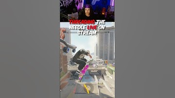 THREADING THE NEEDLE LIVE ON STREAM !! #skate #skateboarding #ea