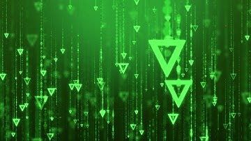 Green Triangle Particles Background Animation loop || @ZWorkStudio || No Copyright || Royalty Free.