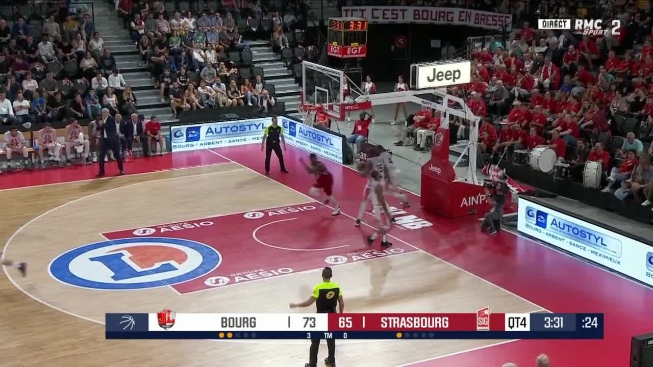 Jerai Grant (15 points) Highlights vs. Bourg-en-Bresse