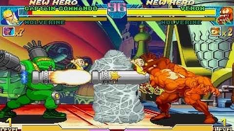 [ARC] MvC - CapCom vs. Red Venom 100% combo (with bug)