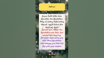 jangan sedih ketika kamu dihina #shorts #shortsfeed #story #motivation#katakatabijak