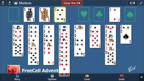 FreeCell Mini Game #6 | June 4, 2021 Event