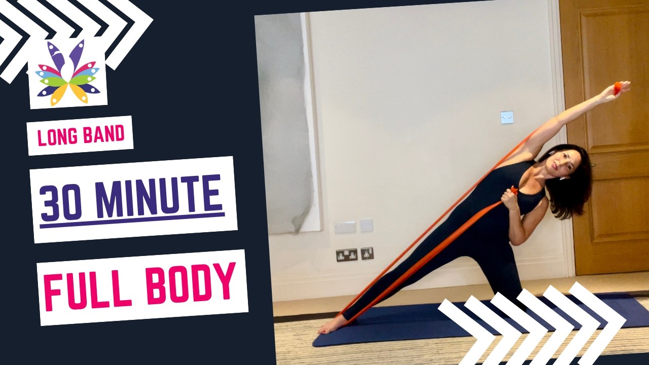 30 Minute Full Body Pilates with Resistance Band | Low Impact Home ...
