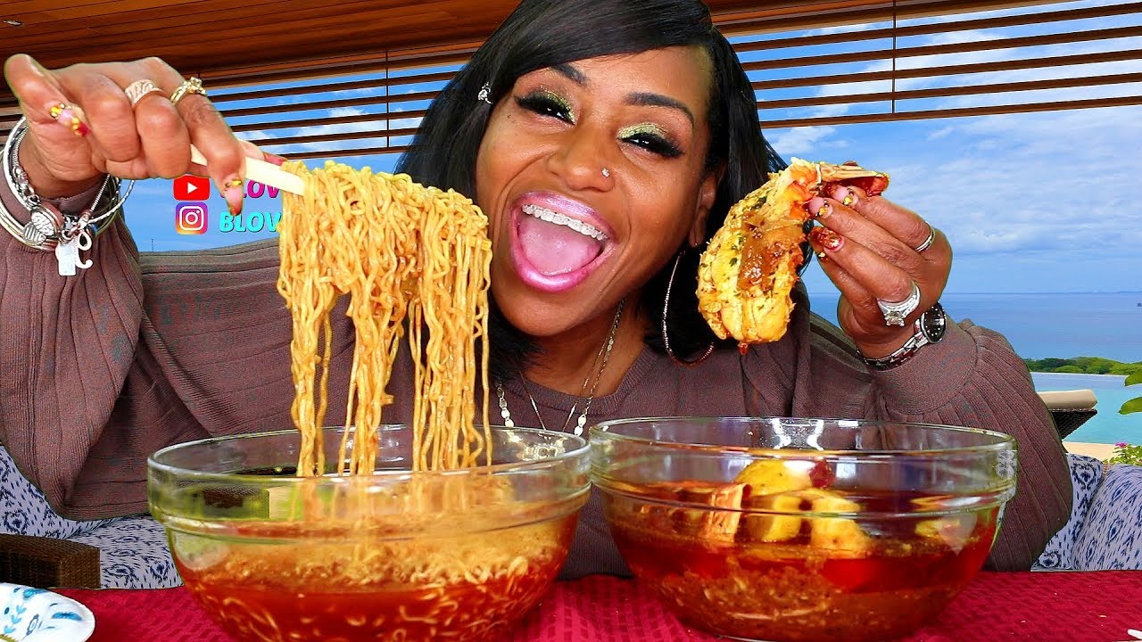 Spicy Noodles with Lobster