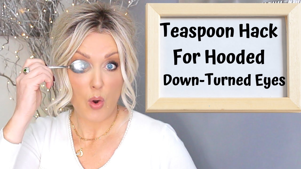 *MUST SEE* Hooded Eyes Teaspoon Hack YouTube