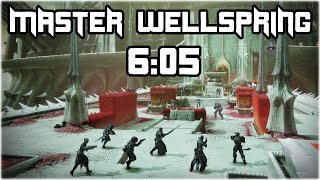 Destiny 2: Master Wellspring Speedrun 6:05