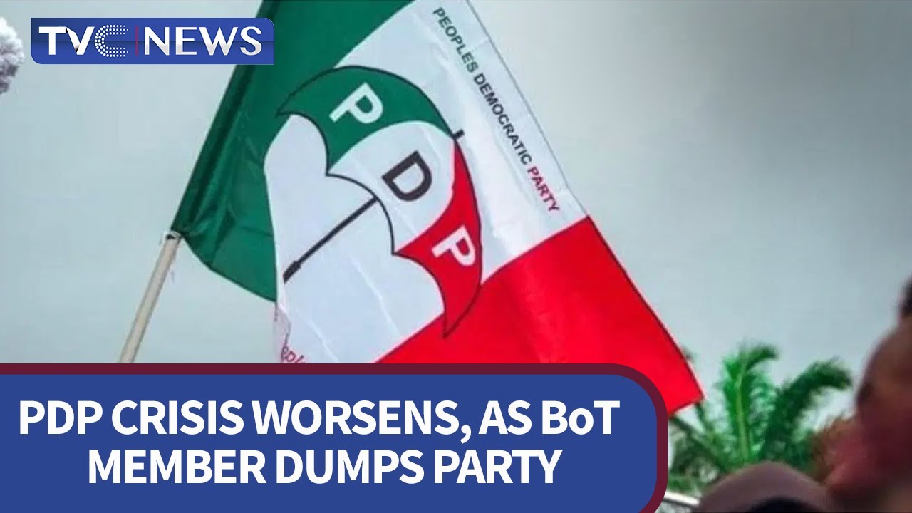 ISSUES WITH JIDE: PDP BoT Member, Dumps Party As Crisis Worsens