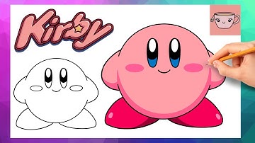 How To Draw Kirby | Cute Easy Step By Step Drawing Tutorial
