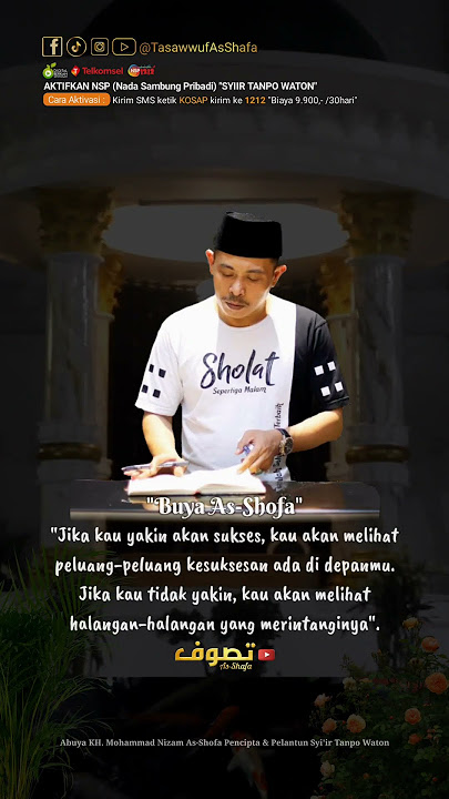Nasehat Buya As-Shofa ❤️ #hakikat #tasawuf #makrifat #sufi