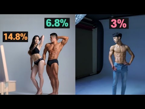 일반인 <strong>체지방률</strong> 3% 몸이 이정도입니다.  [트리거15초]